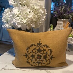 NWOT Nate Berkus Designer 100% Jute Pillow Cover 12x16